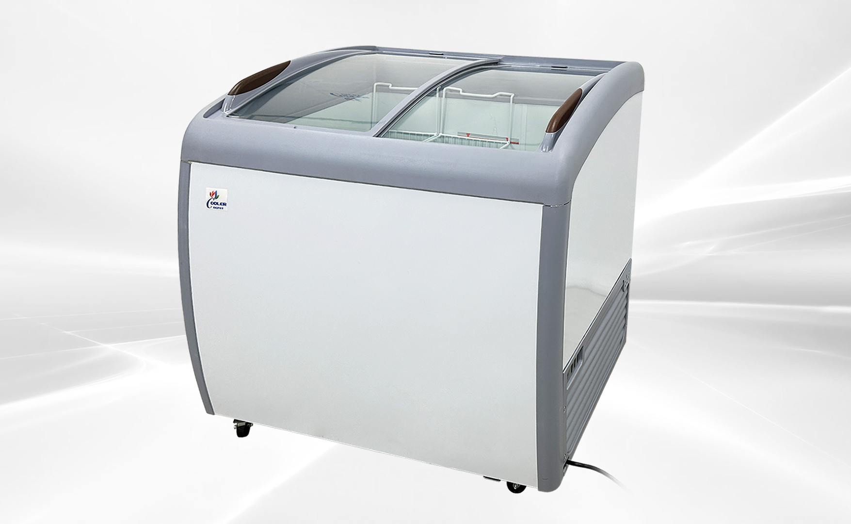 39-Inch Glass-Top Ice Cream Freezer Rental
