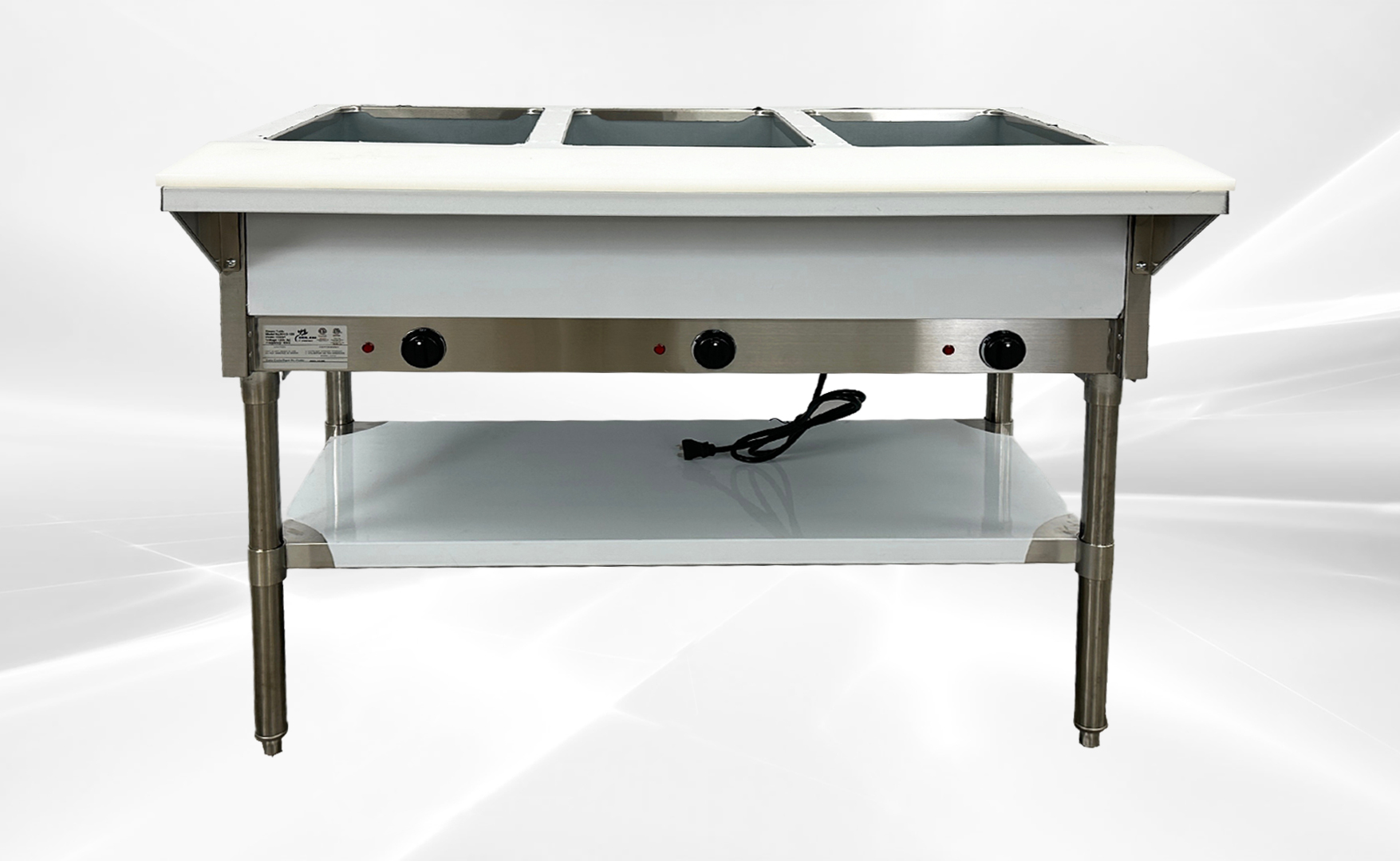 Three-Pan Electric Steam Table Rental